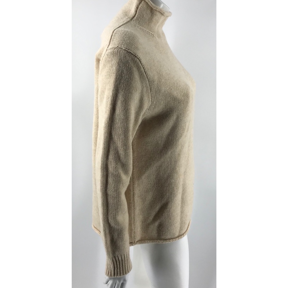 J Crew Cream Lambs Wool Sweater NWT - Picture 2 of 4